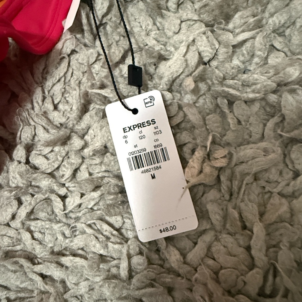 Express Vibrant Pink and Orange Bra - Picture 8 of 8